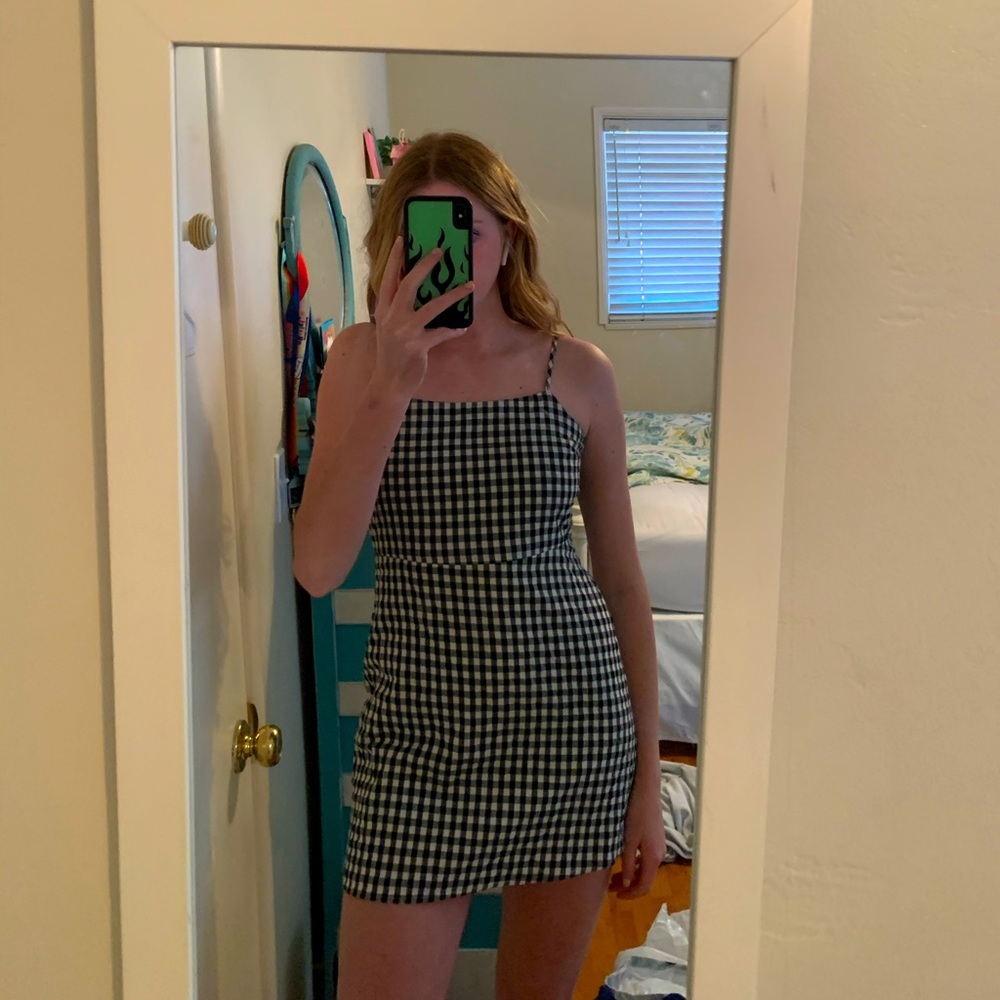 Lulus Checkered Minidress